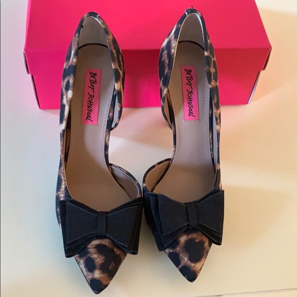 Betsey Johnson Shoes - BetseyJohnson leopard heels
